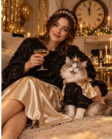 Golden Party Knit