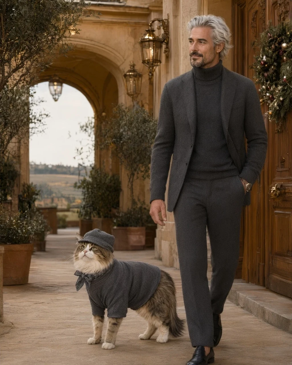 Charcoal Turtleneck