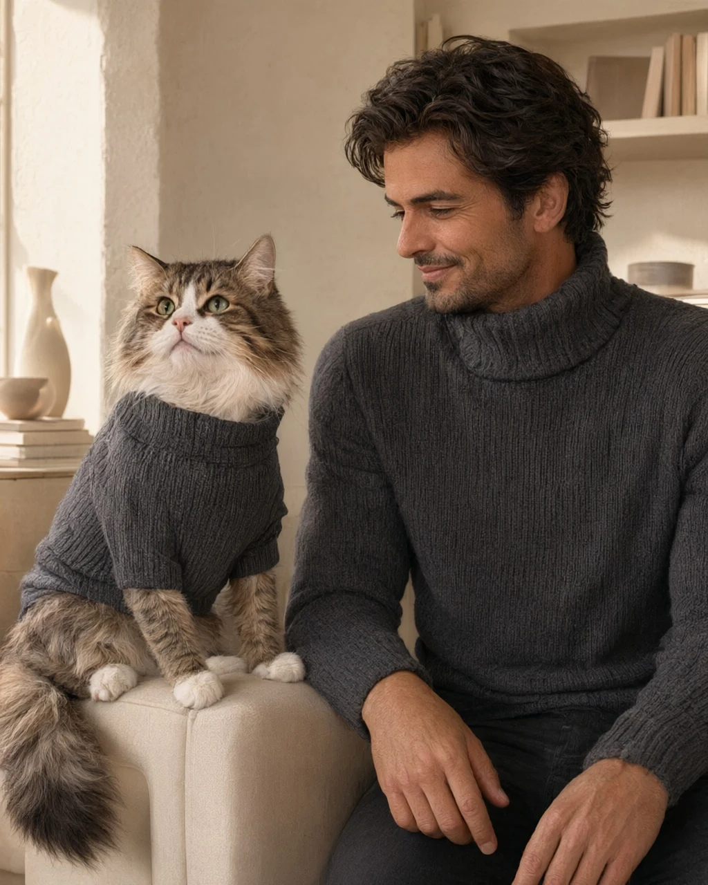 Charcoal Turtleneck