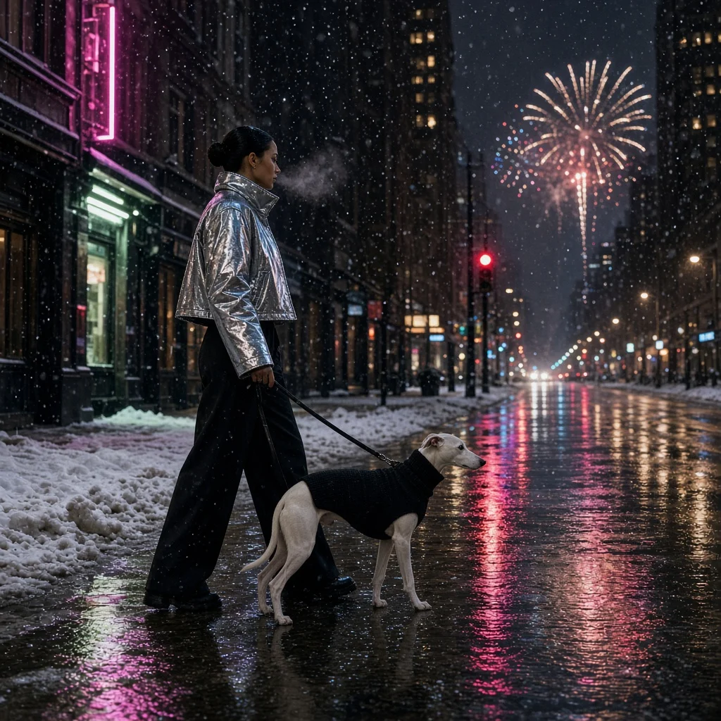 Silver Night Street