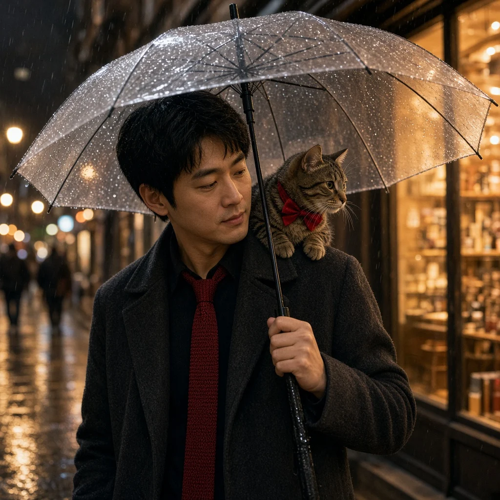 Rainy Night Umbrella