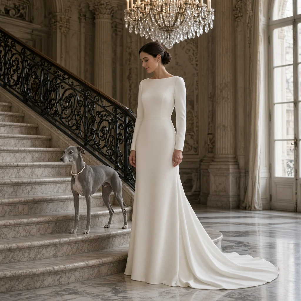 Marble Staircase Bride