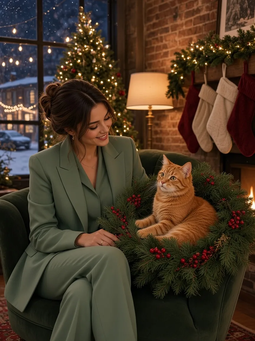 Wreath Chair Tabby